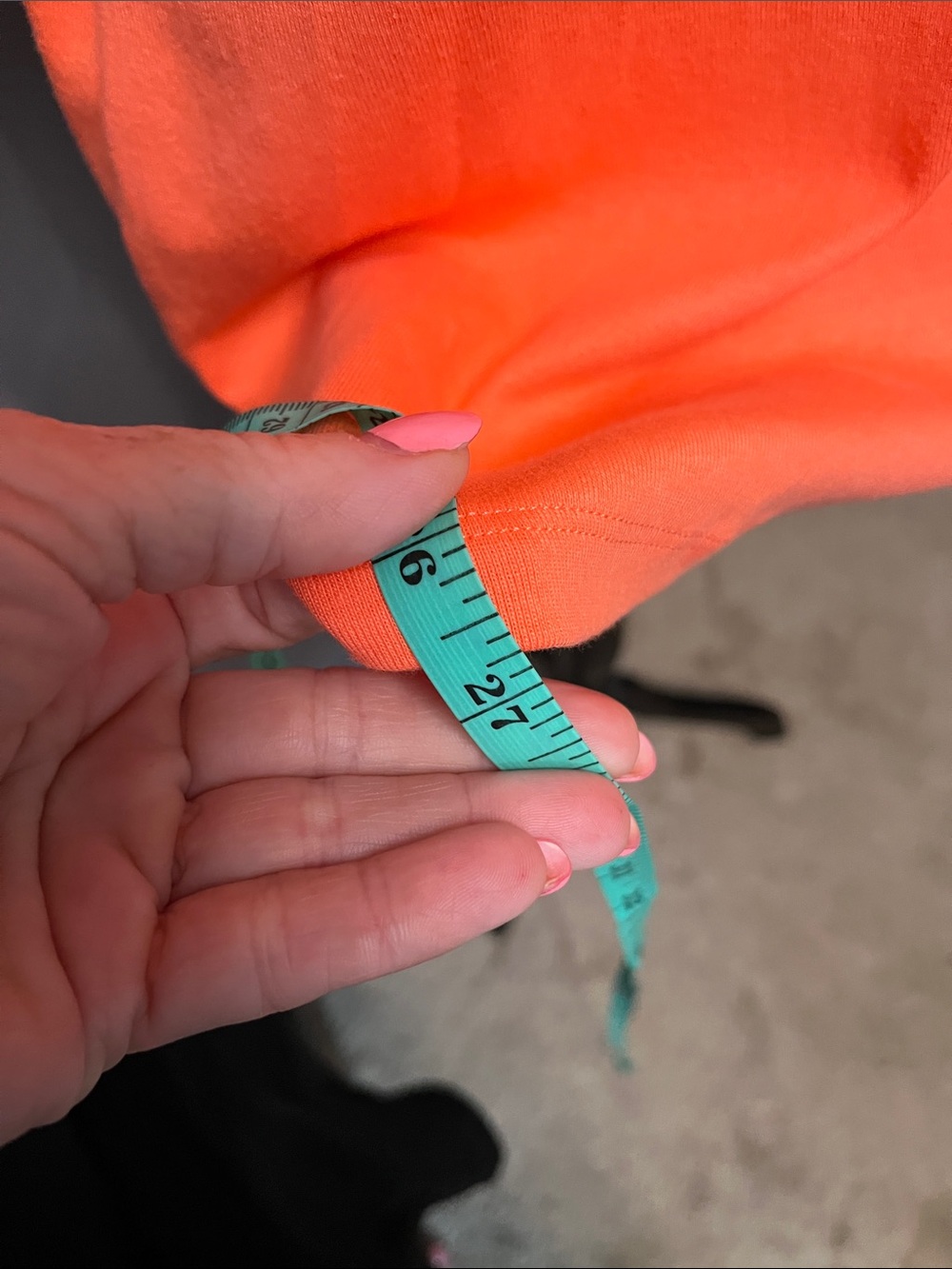 St. John's Bay Short Sleeve Tee in Bright Orange - Picture 4 of 5